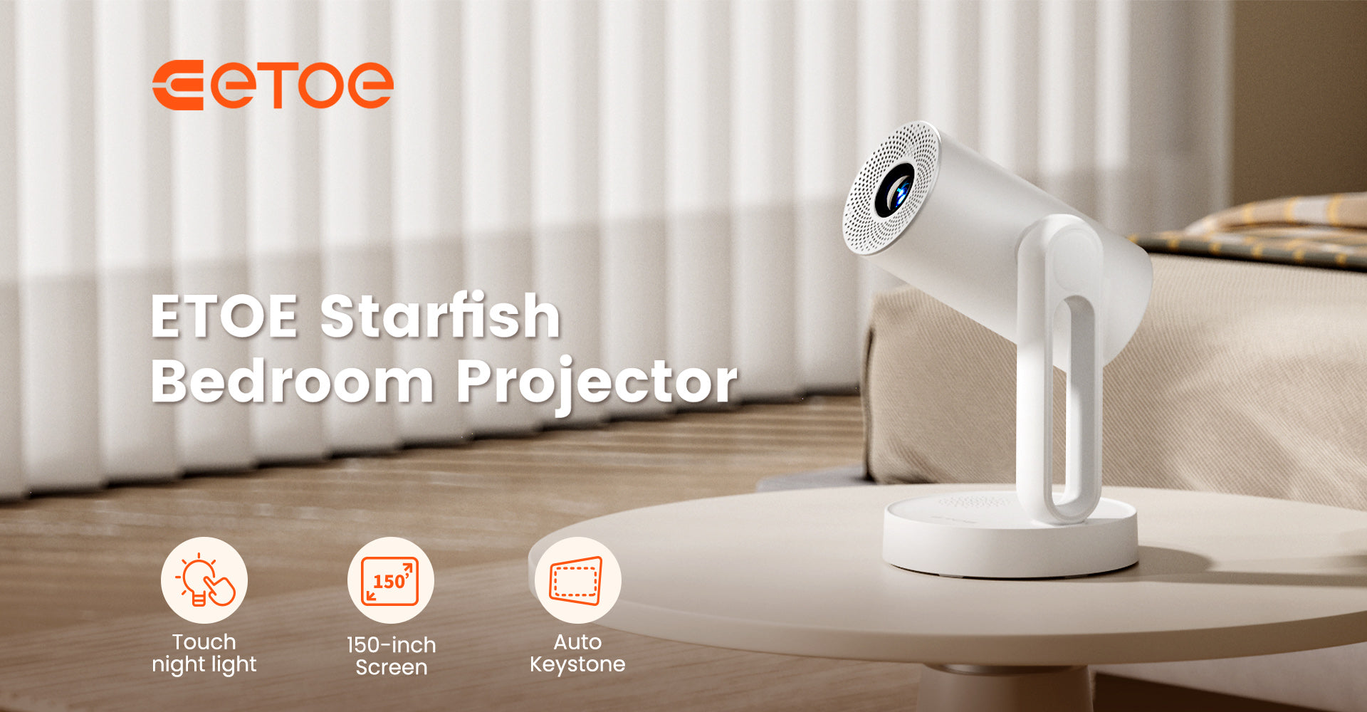 ETOE Starfish Bedroom Projector