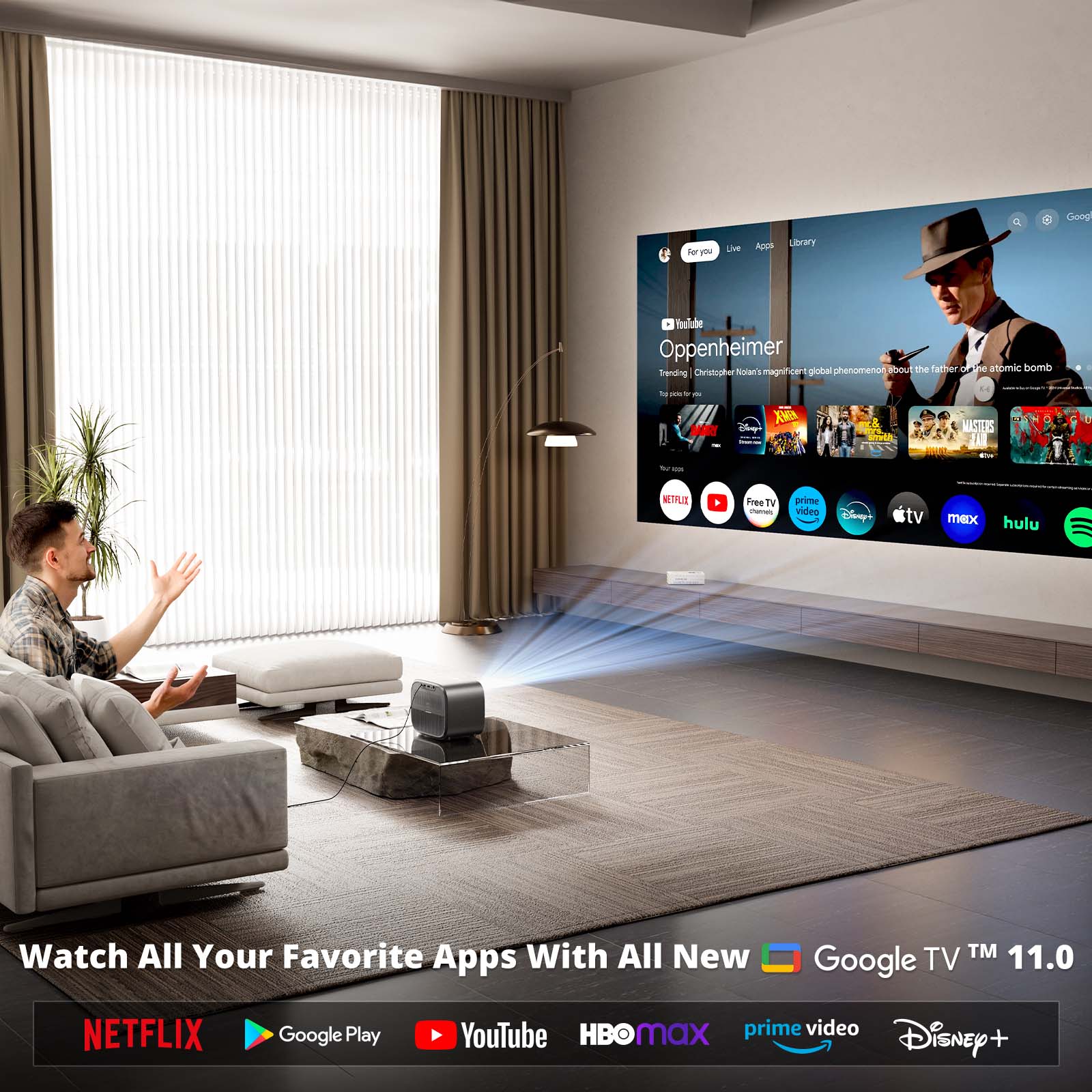 ETOE E3 Pro 2025丨Google TV 1080P Smart Projector
