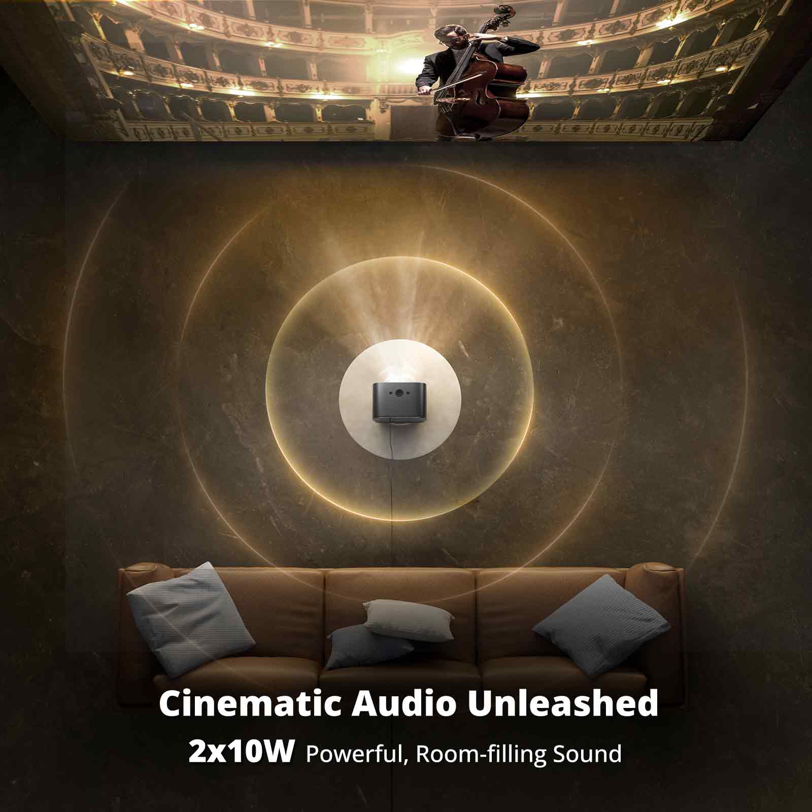 ETOE E3 Pro 2025丨Google TV 1080P Smart Projector