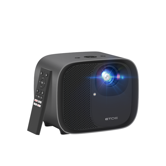 Projecteur Wifi Bluetooth, mini projecteur portable 1080P Full HD,  vidéoprojecteur extérieur sans fil pour smartphone TV Stick Android iOS