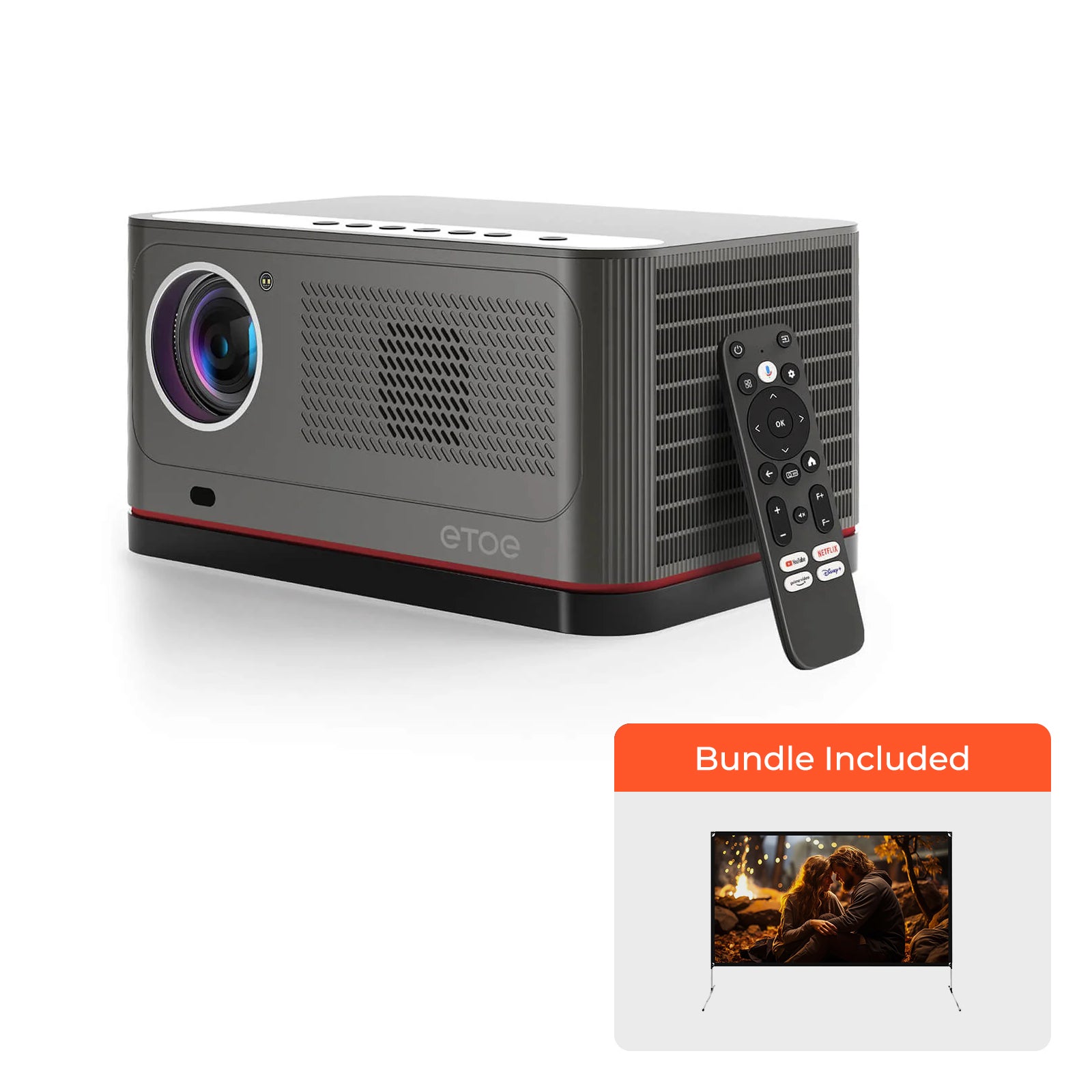 Proyector de cine en casa ETOE Whale Pro con alto brillo