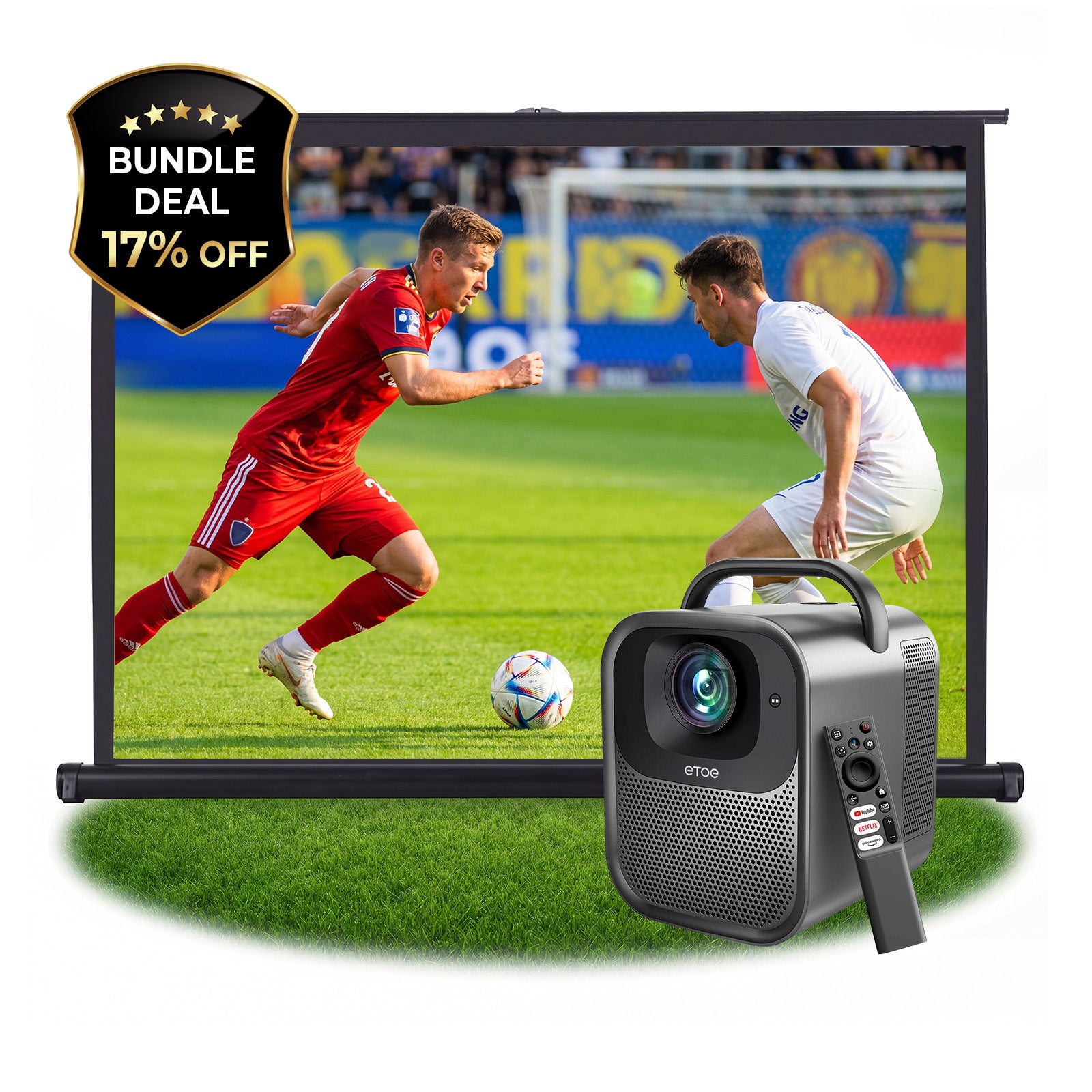 ETOE Seal Pro 2026丨Google TV Home Cinema Projector with Netflix