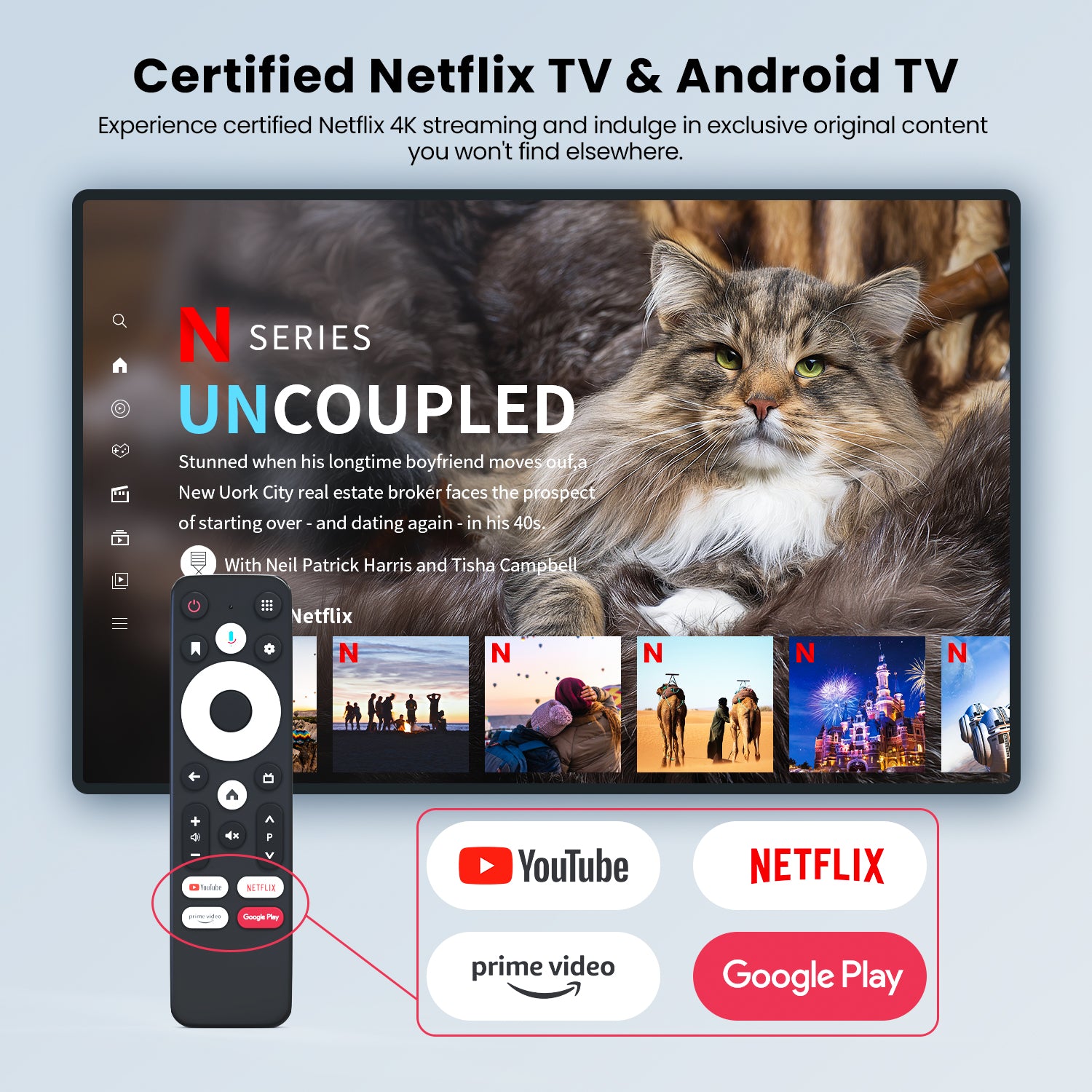 How to stream netflix sales to tv from android phone