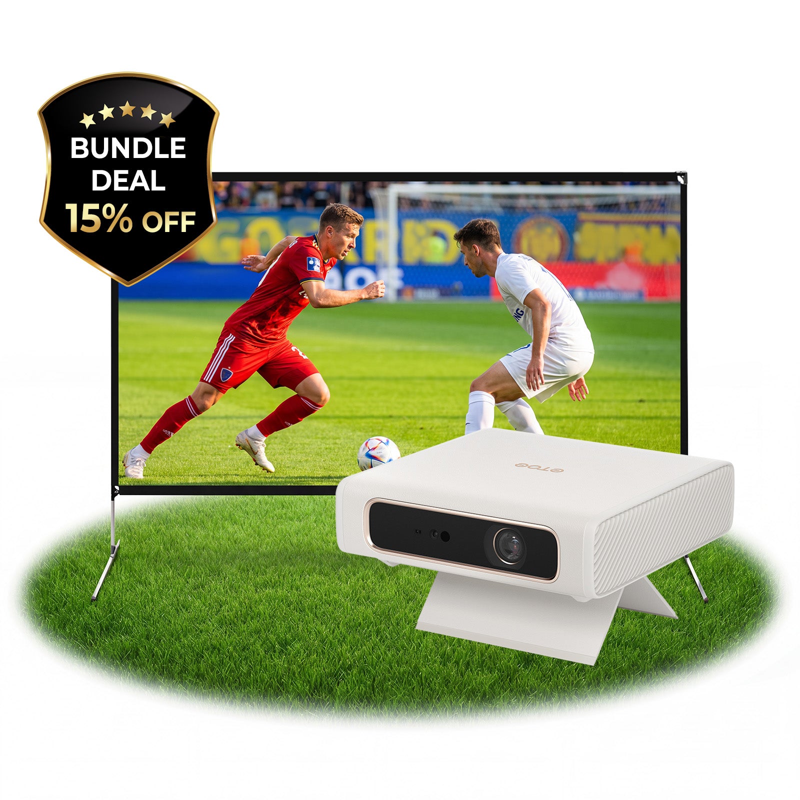 ETOE Dolphin 2丨Google TV Portable RGB Laser Projector with Built-in Battery