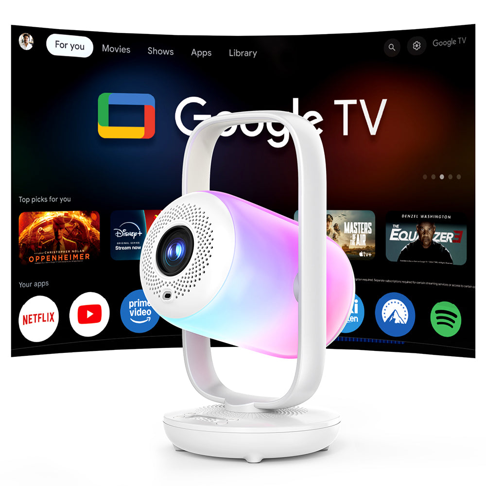 ETOE Starfish 2丨Google TV Projector with Ambient Light & Sleep System
