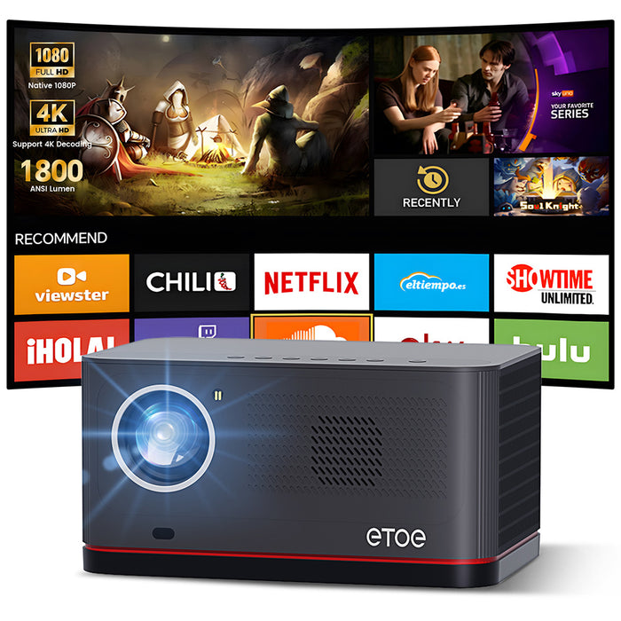 Etoe ETOE Whale Pro 2026丨Home Theater Projector with High Brightness