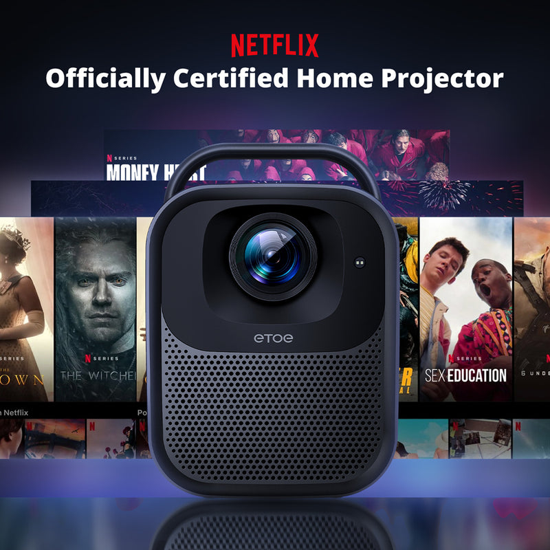 Etoe ETOE Seal Pro 2026丨Google TV Home Cinema Projector with Netflix
