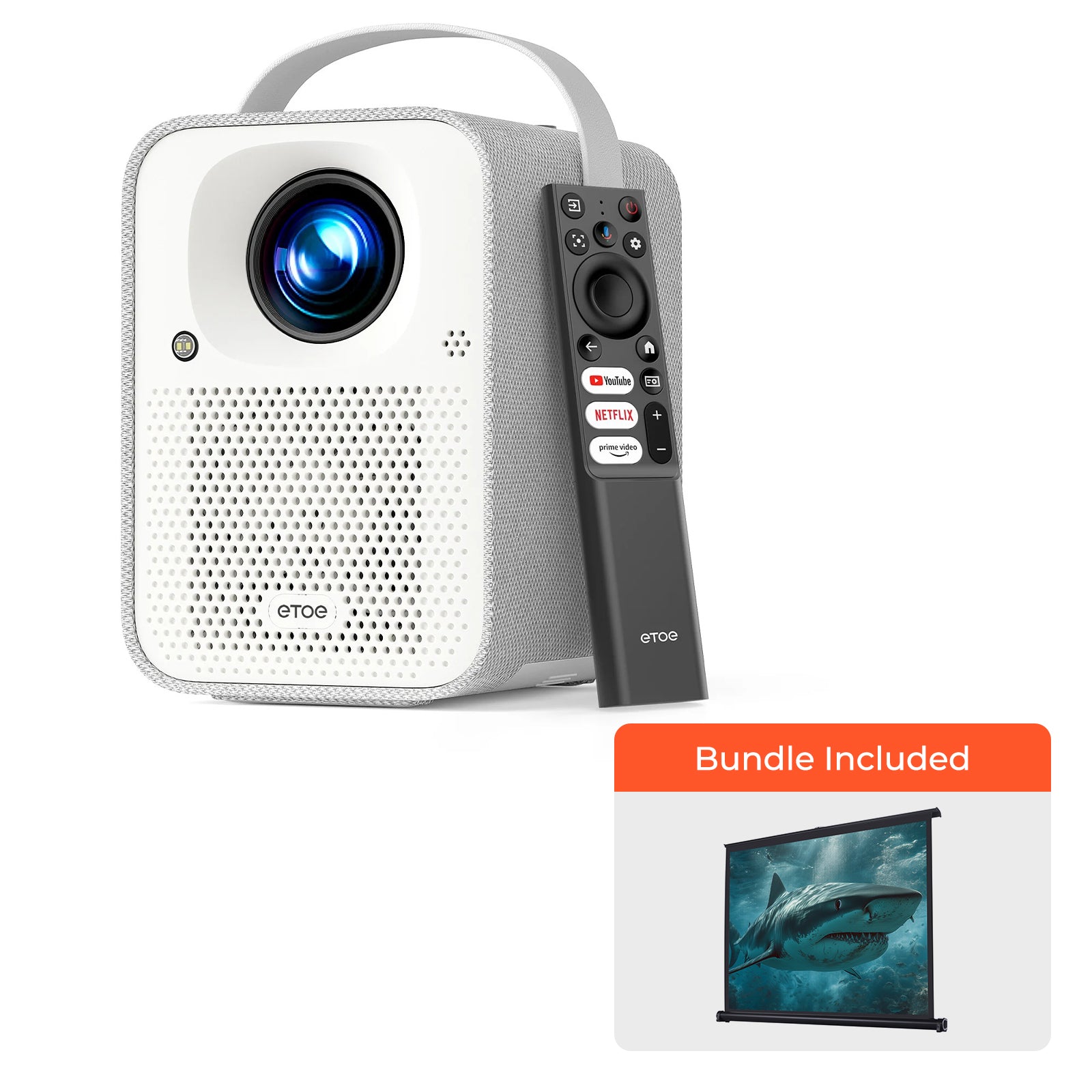 ETOE Seal丨Google TV 1080P Smart Cinema Mini Projector