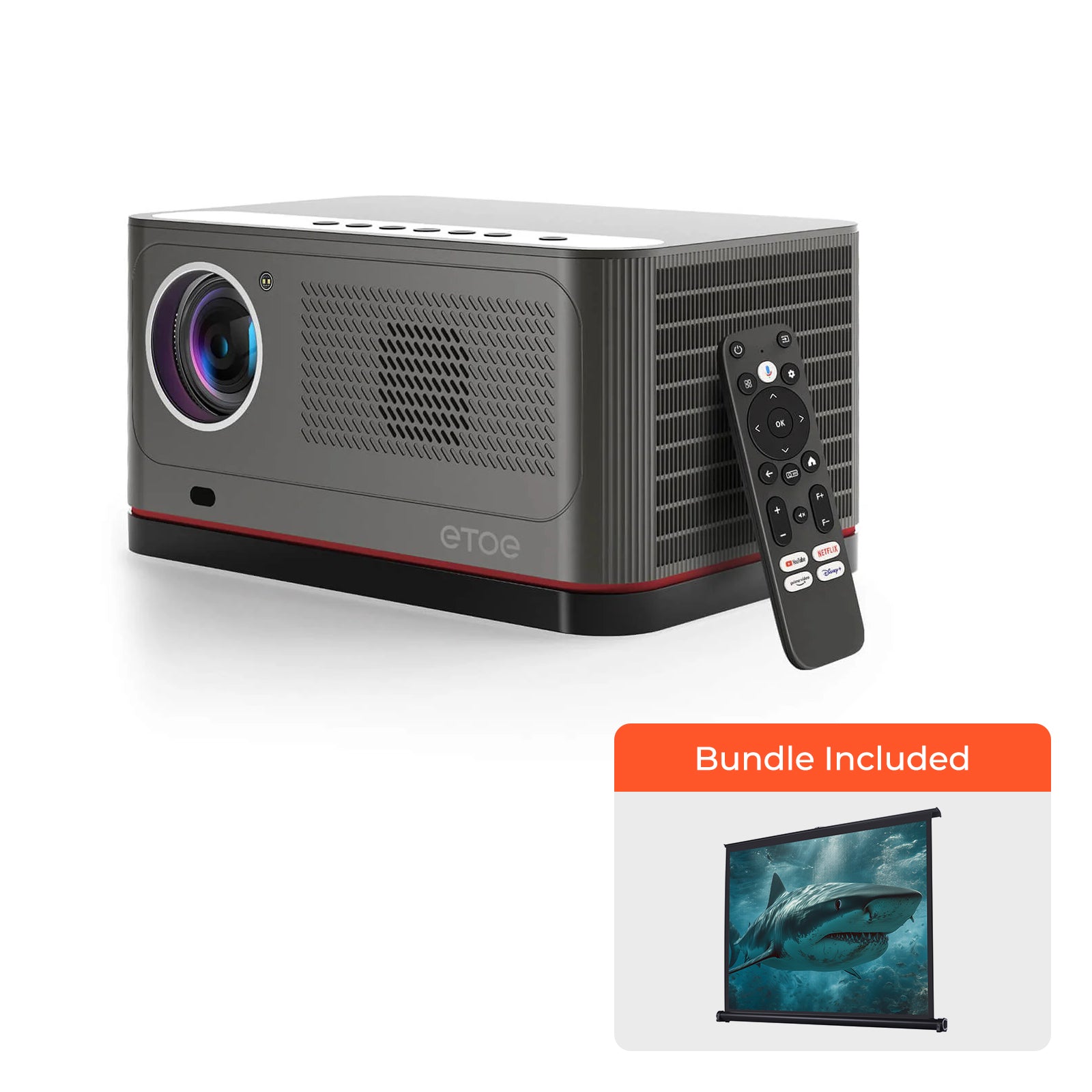ETOE Whale Pro丨Proiettore Home Theater ad alta luminosità