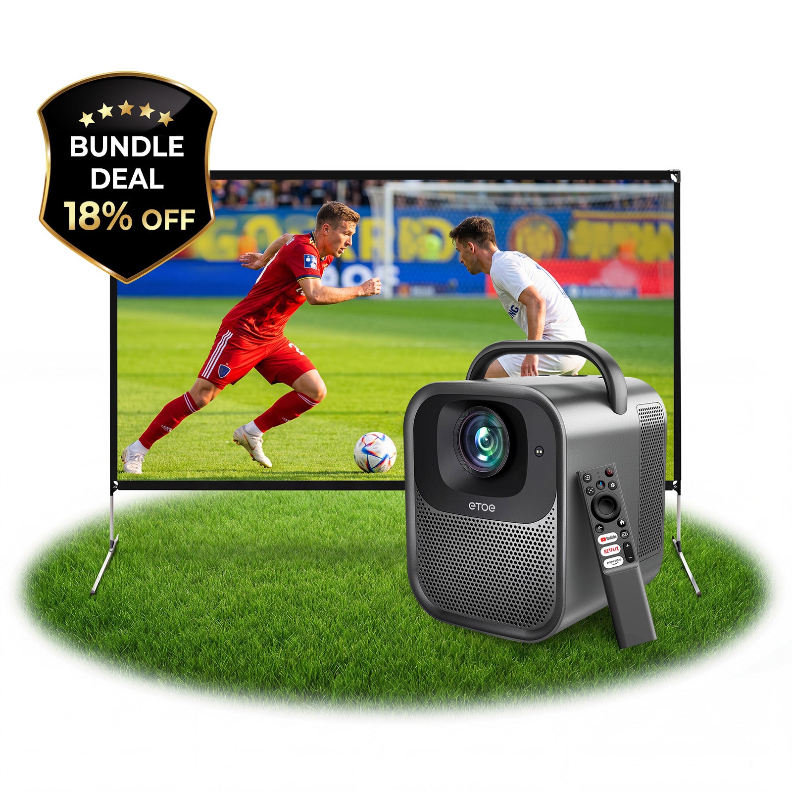 ETOE Seal Pro 2026丨Google TV Home Cinema Projector with Netflix