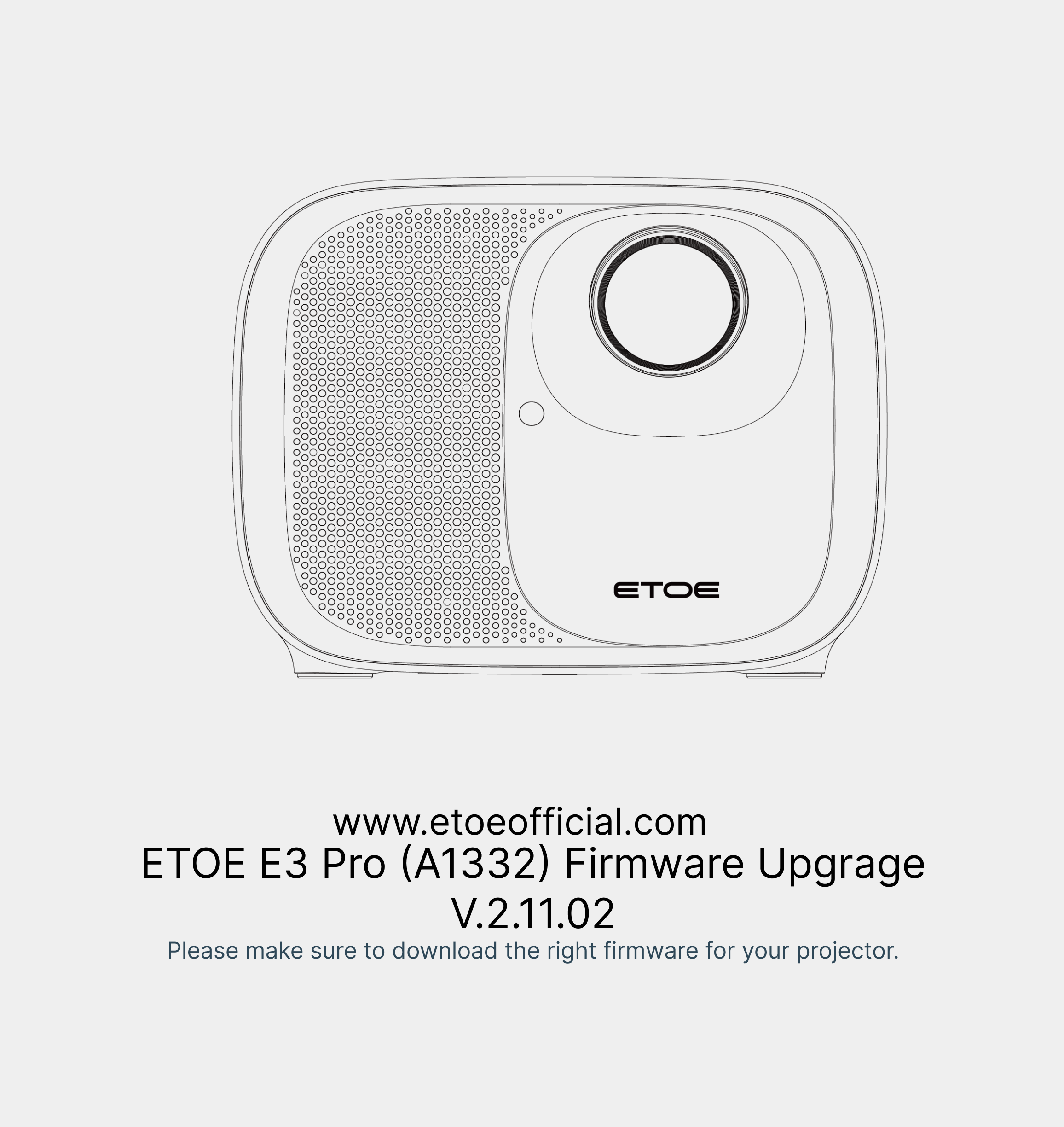 Micrologiciel ETOE E3 Pro