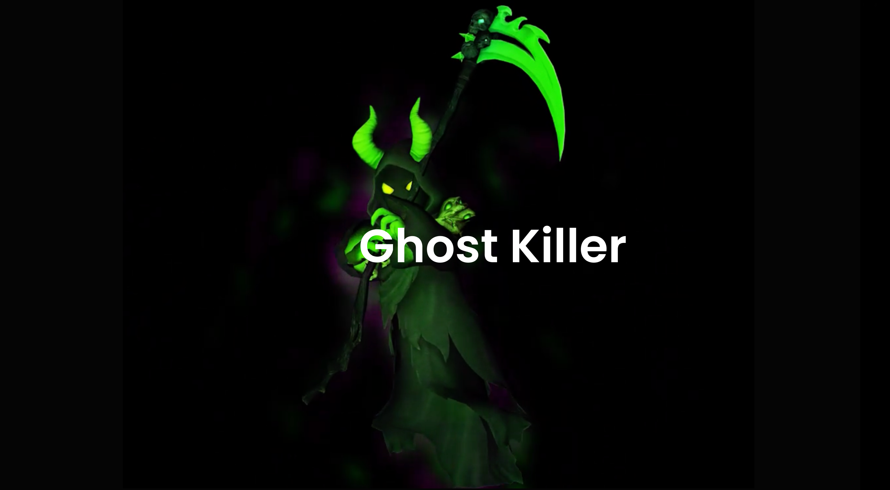 Ghost Killer Halloween Digital Decorations for Haunted House