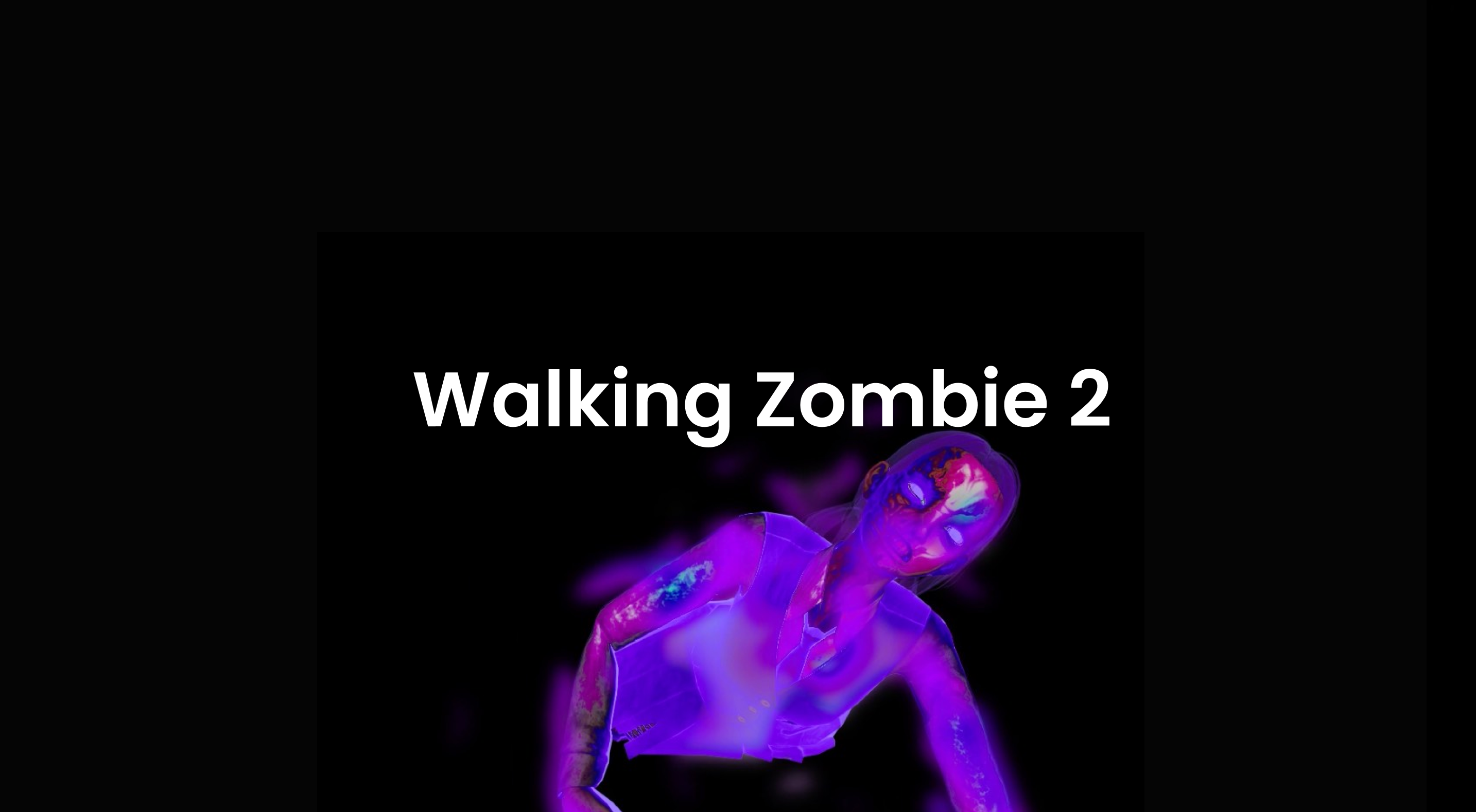 Walking Zombie, Halloween Digital Decorations for Haunted House
